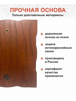 Икона Ангел Хранитель Благословение дома СИНЯЯ эмалью
