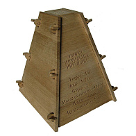 Пасочница Гигант из массива дуба на 4 кг творога