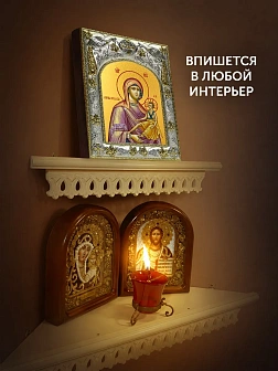 Икона Кипрская Божия Матерь в ризе, 18х14 см