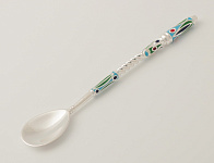 Лжица литьевая малая №7 эмаль серебро (УИН)