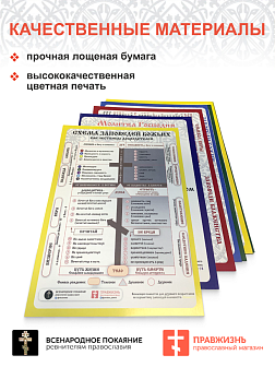 001 Набор плакатов Основ Православия Святой Руси, формат А4 1328993 001 Набор плакатов Основ Православия Святой Руси, формат А4 1328993