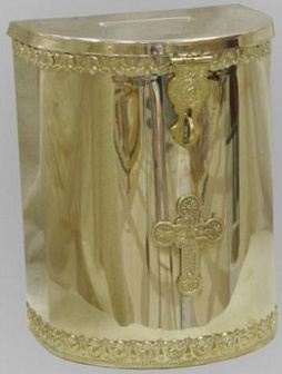 Кружка для пожертвования малая лак