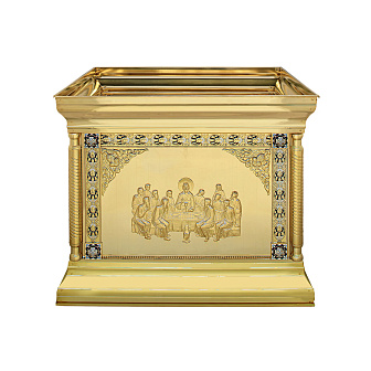 Облачение на престол 1.0*1.0 золочение эмаль