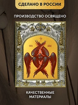 Икона Серафим Шестикрылый в ризе, 18х14 см