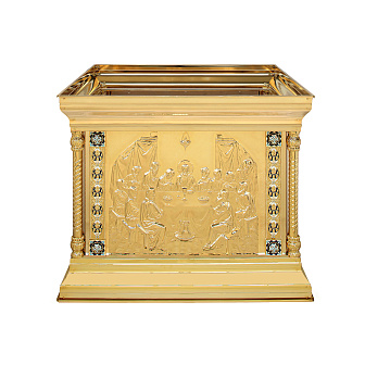 Облачение на престол №3 1.0*1.0 гальванопластика золочение эмаль