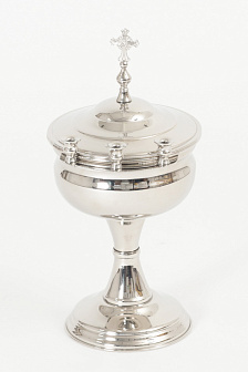 Чаша водосвятная ручная никелирование