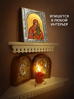 Икона Домницкая Божия Матерь в ризе, 18x24 см