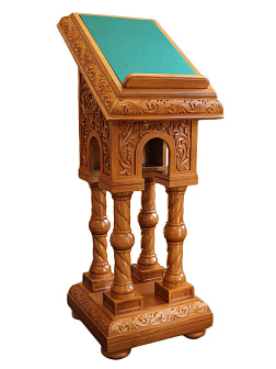 Аналой одинарный ''Вариант 2'' резной