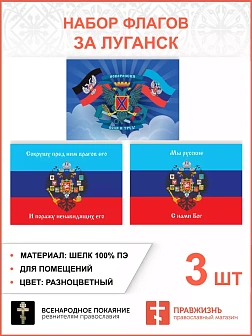Набор флагов За Луганск 020
