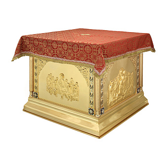 Облачение на престол 1.0*1.0 золочение эмаль