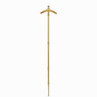 Жезл филигрань камни золочение №2