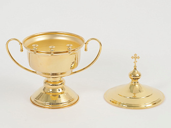 Чаша водосвятная №4 золочение